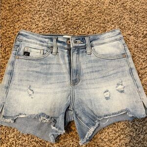 Stylish Light Blue Denim Shorts